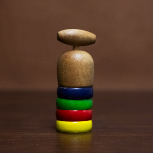 日本民藝玩具 迷你達摩塔