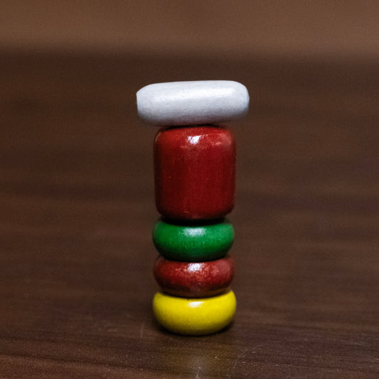 日本民藝玩具 迷你達摩塔