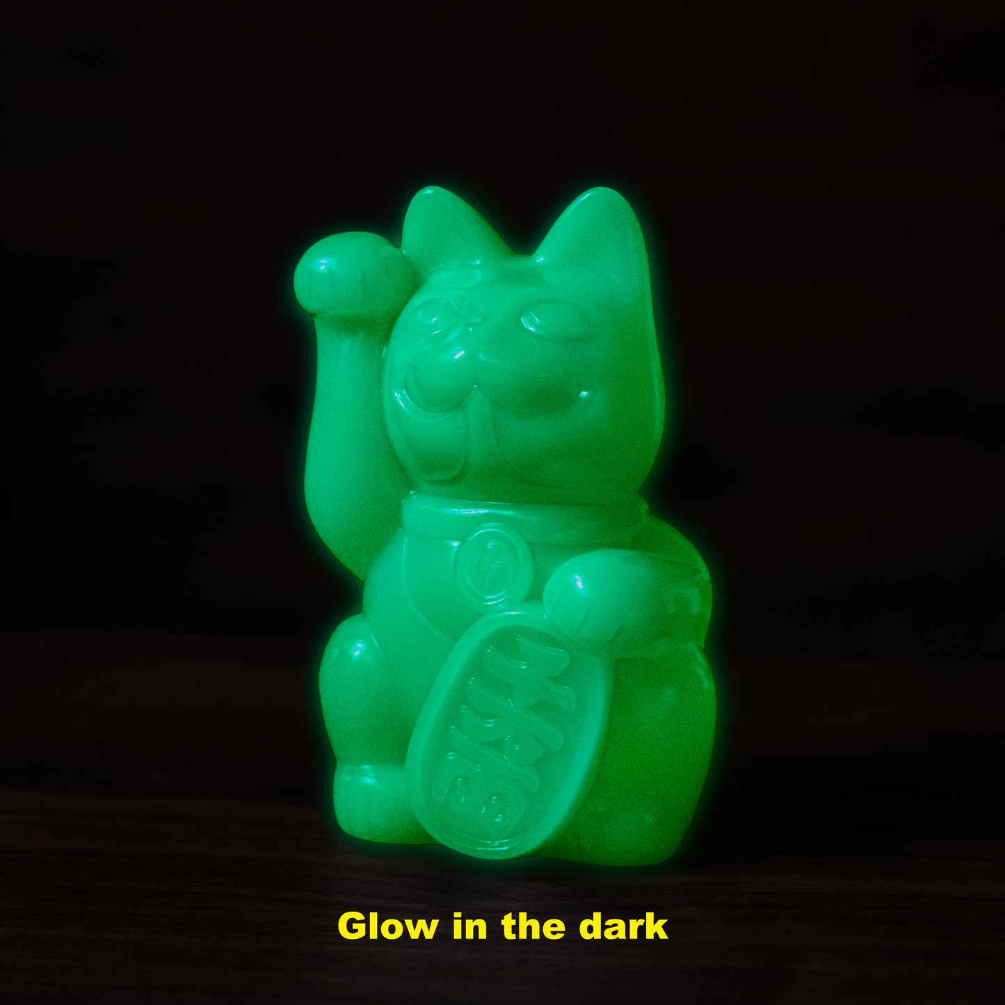 10cm 招財貓巴夫錢罌-夜光