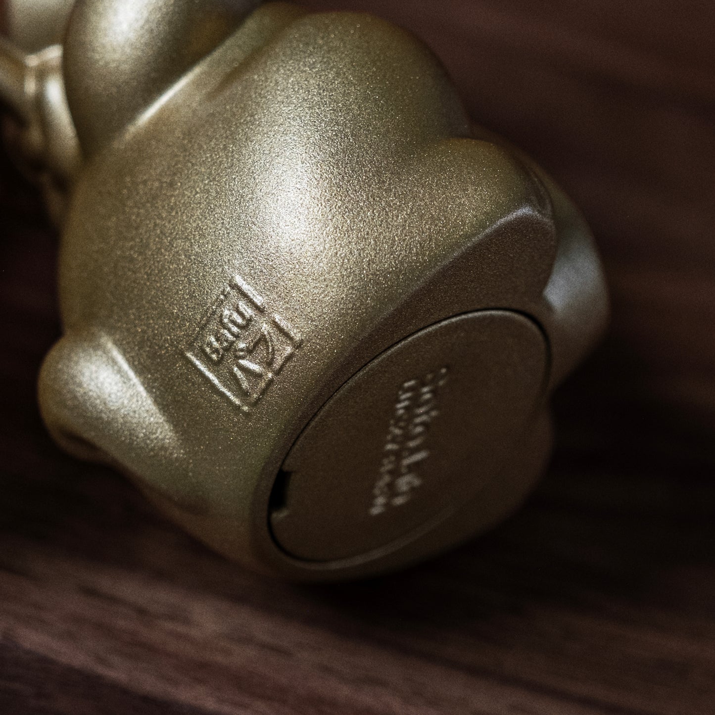 10cm 招財貓巴夫錢罌-淺金色