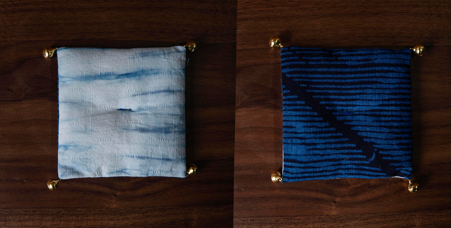 雙面招財貓座墊 9x9cm