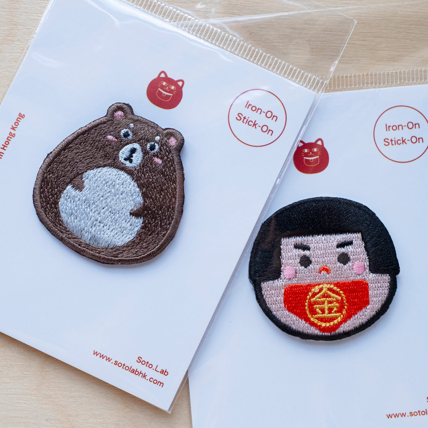 刺繡燙貼